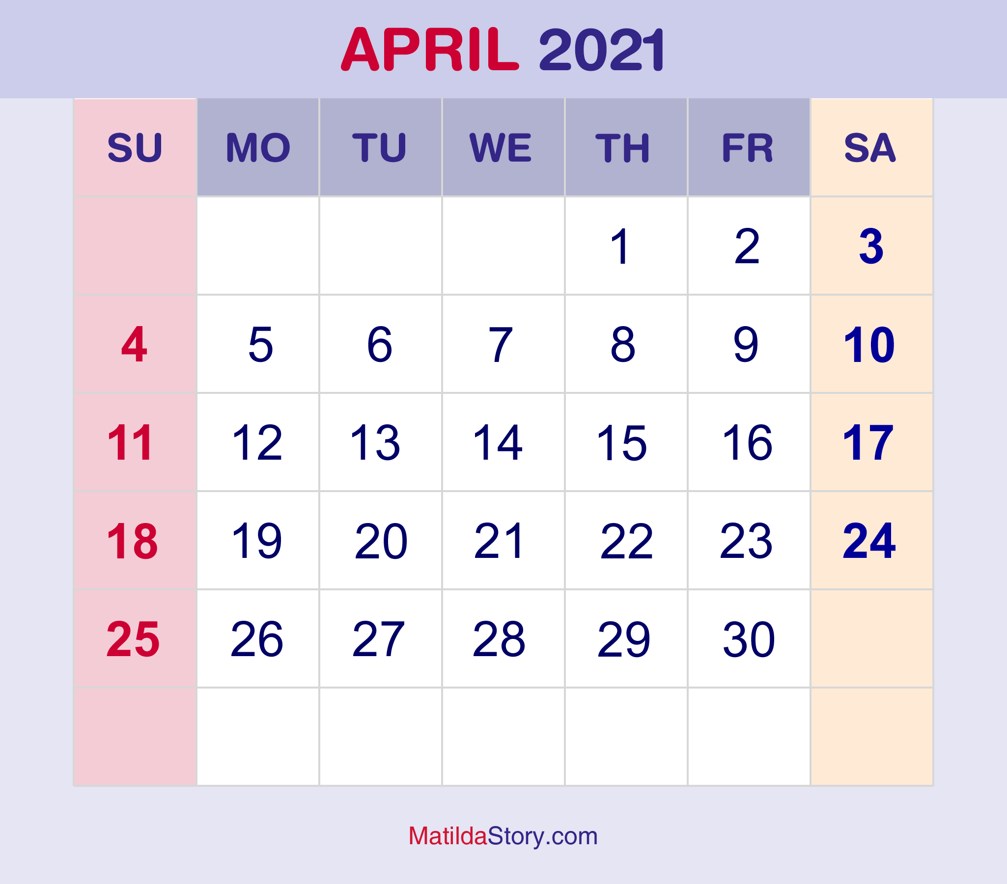 Featured image of post April 2021 Calendar Image - In april, many fruit trees see their buds blossom.